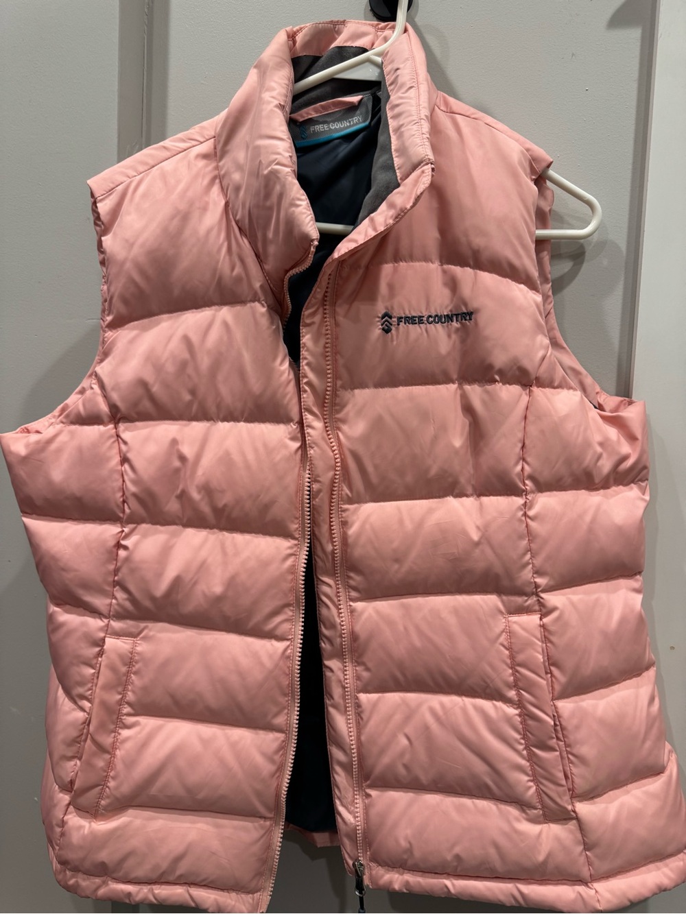 Free Country Light Pink Quilted Puffer Vest - Girls